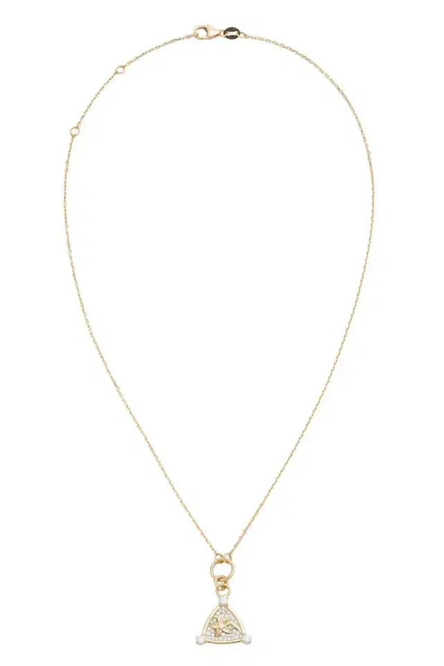 Foundrae Resilience - Diamond Pavé Blossom Belcher Necklace