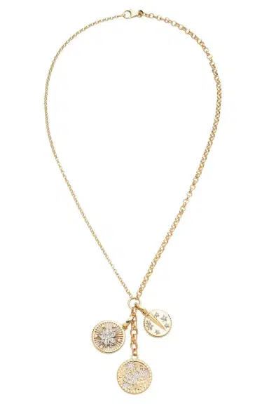 Foundrae Resilience - Diamond Pavé Medium Floral Screen Blossoms Mixed Belcher Extension Necklace | Thumbnail 1