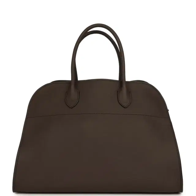 The Row The Row Soft Margaux 15 Bag Deep Brown Calfskin Silver Hardware