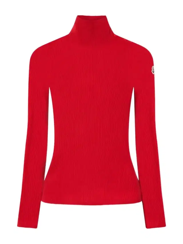 Moncler Logo-appliquéd Ribbed Wool Sweater