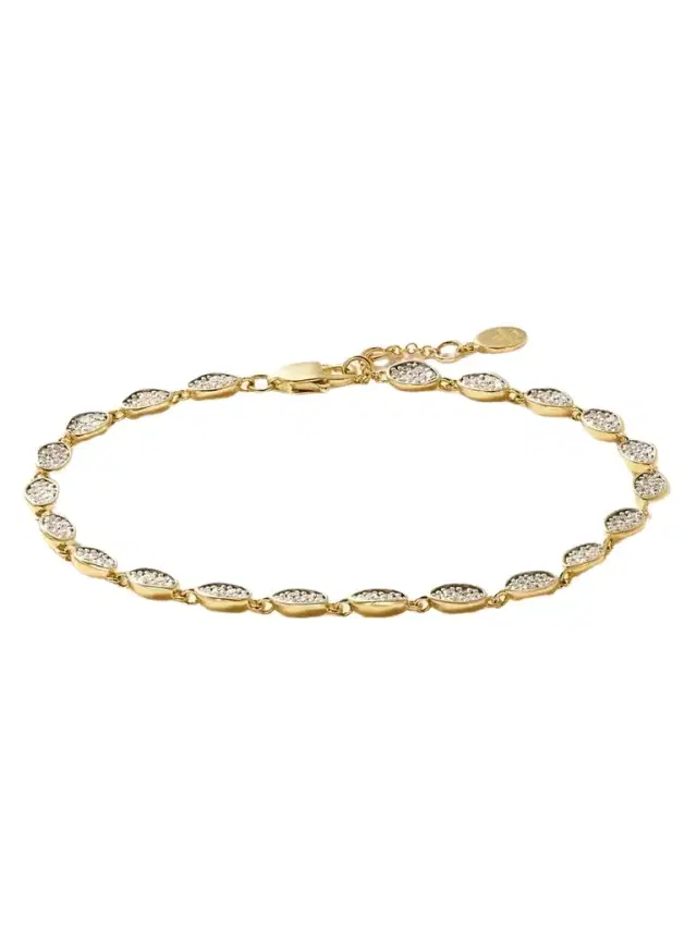 Eternity 14-karat Gold Diamond Bracelet