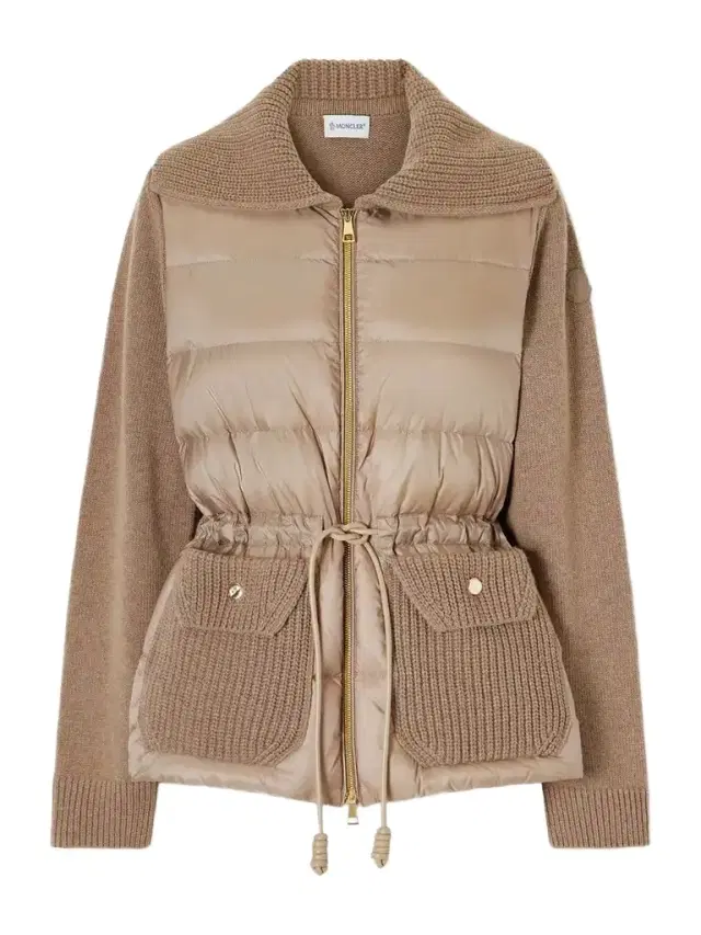Moncler Wool And Cashmere-blend And Quilted Shell Down Cardigan