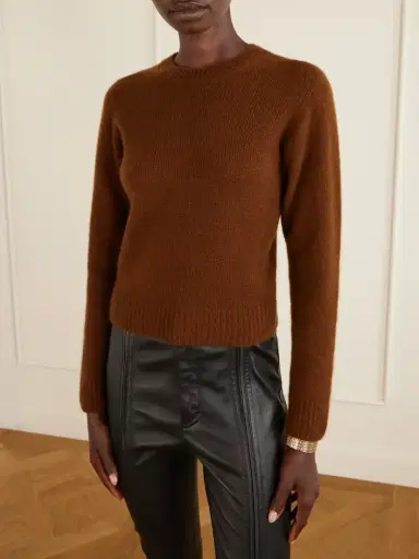 Tom Ford Cropped Cashmere And Silk-blend Sweater | Thumbnail 3