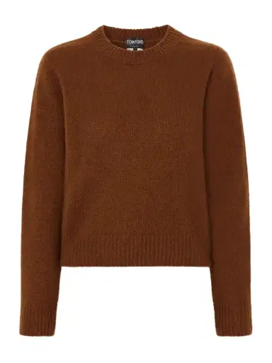 Tom Ford Cropped Cashmere And Silk-blend Sweater | Thumbnail 1