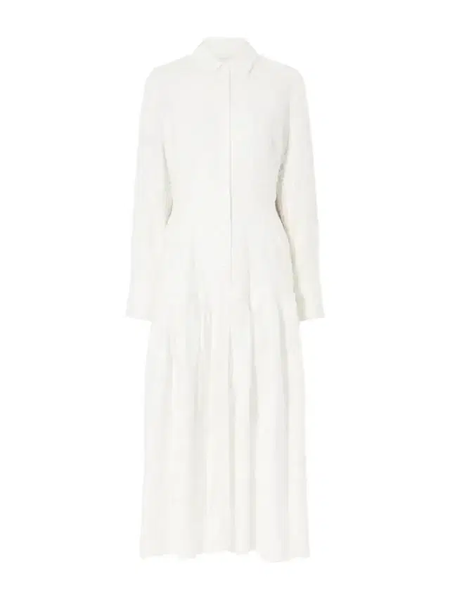 Erdem Embroidered Cotton-voile Midi Dress