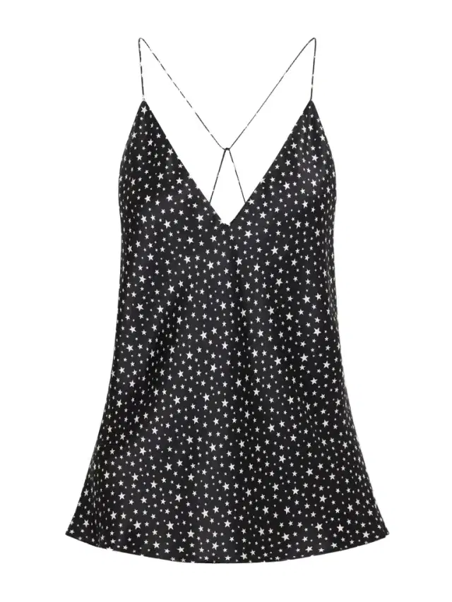 Nili Lotan Emile Printed Silk Cami