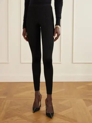 Tom Ford Ribbed Lurex Leggings | Thumbnail 3 Tom Ford Ribbed Lurex Leggings | Thumbnail 3