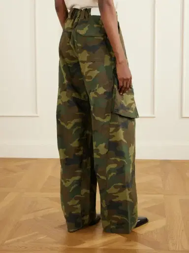 R13 Printed Cotton-canvas Barrel-leg Cargo Pants | Thumbnail 4