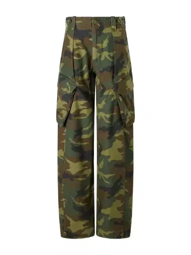 R13 Printed Cotton-canvas Barrel-leg Cargo Pants | Thumbnail 1