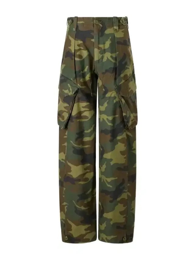 R13 Printed Cotton-canvas Barrel-leg Cargo Pants