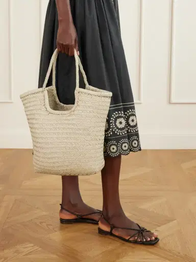 Dragon Diffusion Ns Diagonal Triple Jump Woven Leather Tote | Thumbnail 2