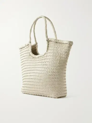 Dragon Diffusion Ns Diagonal Triple Jump Woven Leather Tote | Thumbnail 4