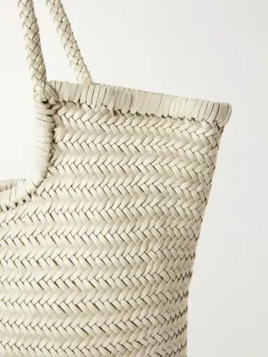 Dragon Diffusion Ns Diagonal Triple Jump Woven Leather Tote | Thumbnail 5