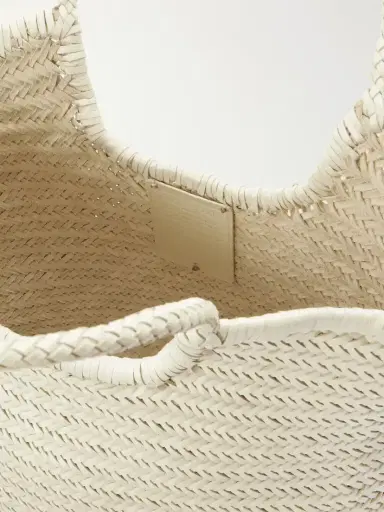 Dragon Diffusion Ns Diagonal Triple Jump Woven Leather Tote | Thumbnail 6
