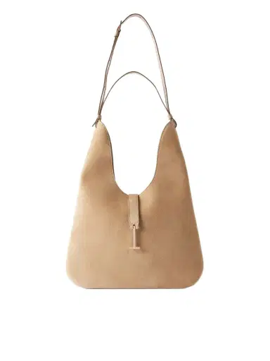 Tom Ford T-embellished Medium Suede Shoulder Bag | Thumbnail 1 Tom Ford T-embellished Medium Suede Shoulder Bag | Thumbnail 1