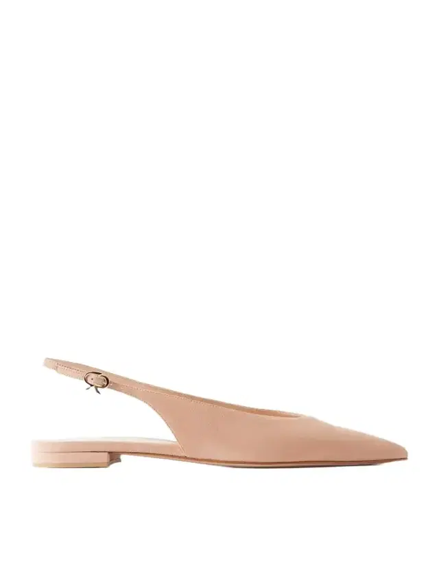 Robbie Suede Slingback Ballet Flats