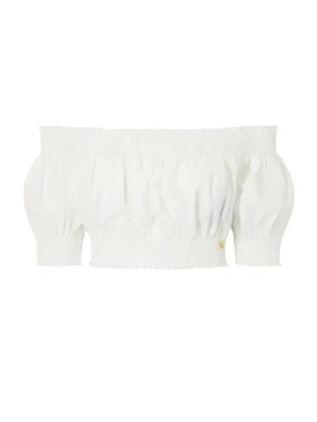 Balmain Embellished Cropped Off-the-shoulder Cotton-poplin Top