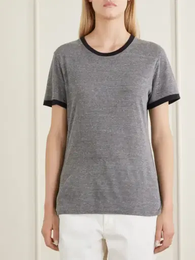 Nili Lotan Lana Classic Ringer T-shirt | Thumbnail 3 Nili Lotan Lana Classic Ringer T-shirt | Thumbnail 3