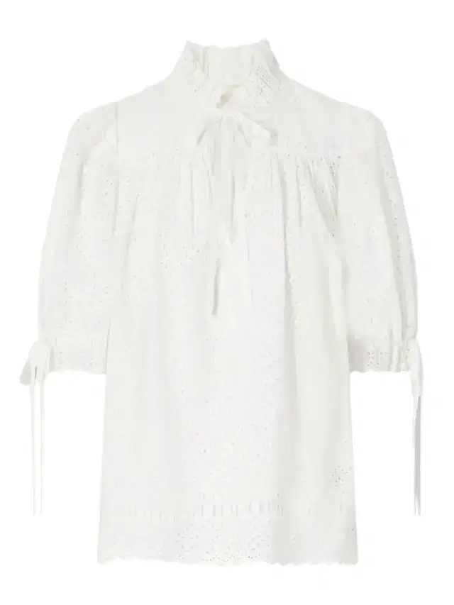 Alouette Cotton-blend Broderie Anglaise Shirt