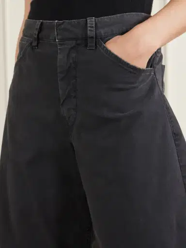 Nili Lotan Tribeca Brushed Cotton-blend Twill Barrel-leg Pants | Thumbnail 5 Nili Lotan Tribeca Brushed Cotton-blend Twill Barrel-leg Pants | Thumbnail 5