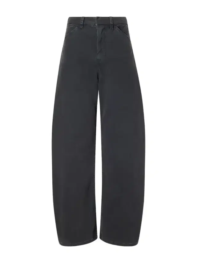 Tribeca Brushed Cotton-blend Twill Barrel-leg Pants