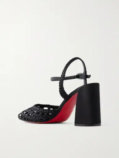 Christian Louboutin Jane Pump Nandina 85 Satin-crepe Pumps | Thumbnail 3 Christian Louboutin Jane Pump Nandina 85 Satin-crepe Pumps | Thumbnail 3
