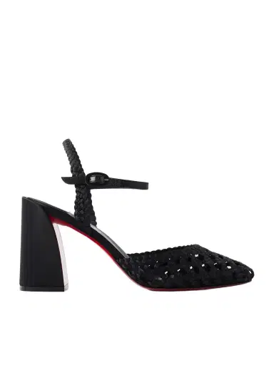 Christian Louboutin Jane Pump Nandina 85 Satin-crepe Pumps | Thumbnail 1 Christian Louboutin Jane Pump Nandina 85 Satin-crepe Pumps | Thumbnail 1