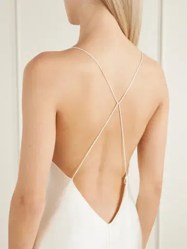 Nili Lotan Ira Silk-charmeuse Gown | Thumbnail 5