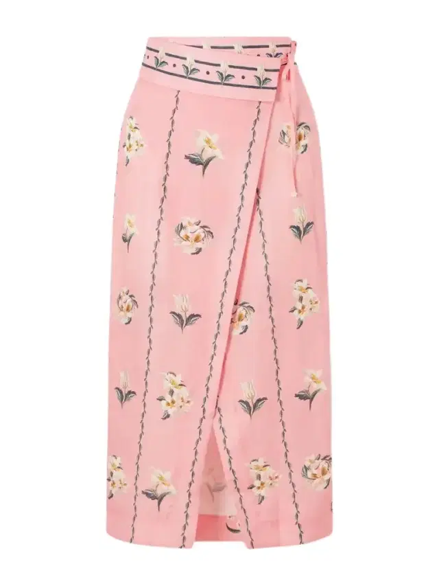 Agua by Agua Bendita Tierra Promessa Floral-print Linen Pareo
