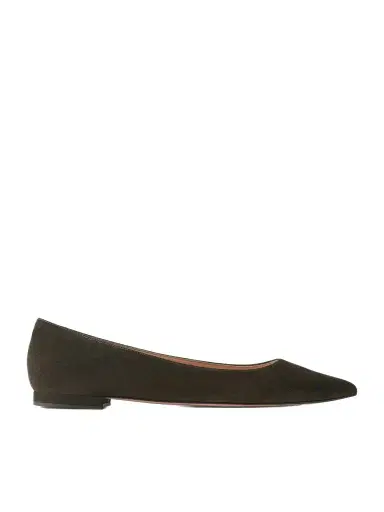 Gianvito Rossi Ginavito Suede Ballet Flats | Thumbnail 1