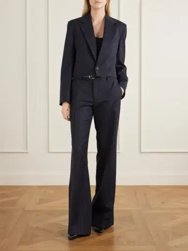 Nili Lotan Swan Striped Wool-blend Blazer | Thumbnail 2 Nili Lotan Swan Striped Wool-blend Blazer | Thumbnail 2