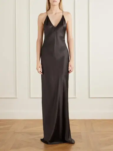 Nili Lotan Ira Silk-charmeuse Gown | Thumbnail 2