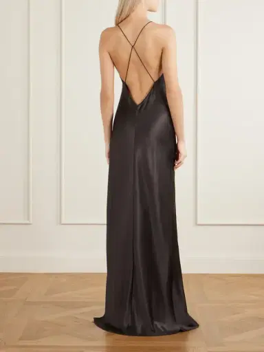 Nili Lotan Ira Silk-charmeuse Gown | Thumbnail 3