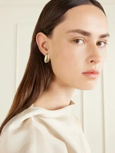 By Pariah Sculptural 14-karat Recycled Gold Earrings | Thumbnail 2