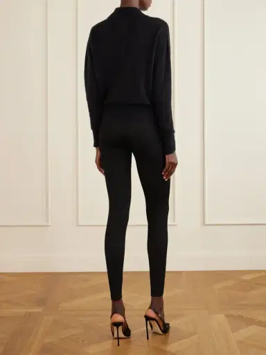 Tom Ford Ribbed Cashmere And Silk-blend Knitted Polo Shirt | Thumbnail 4 Tom Ford Ribbed Cashmere And Silk-blend Knitted Polo Shirt | Thumbnail 4