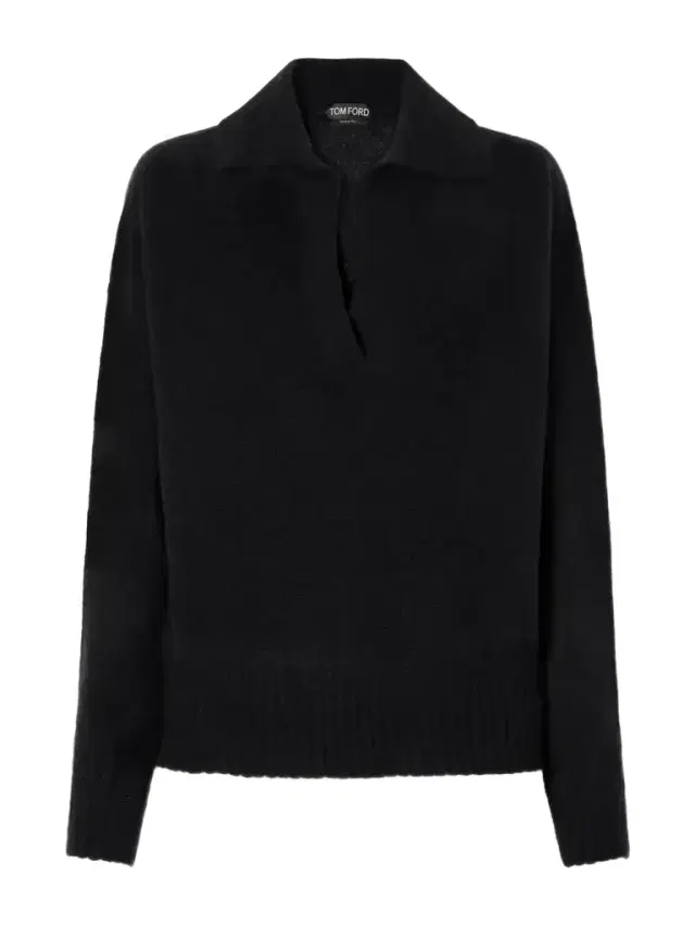 Tom Ford Ribbed Cashmere And Silk-blend Knitted Polo Shirt