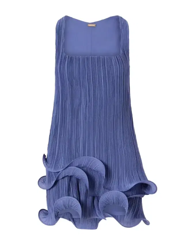 Cult Gaia Marsa Plissé-chiffon Mini Dress