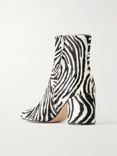 Gianvito Rossi Joelle Pony 70 Zebra-print Calf Hair Boots | Thumbnail 3 Gianvito Rossi Joelle Pony 70 Zebra-print Calf Hair Boots | Thumbnail 3
