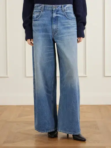 Nili Lotan Terese Faded Wide-leg Jeans | Thumbnail 3 Nili Lotan Terese Faded Wide-leg Jeans | Thumbnail 3