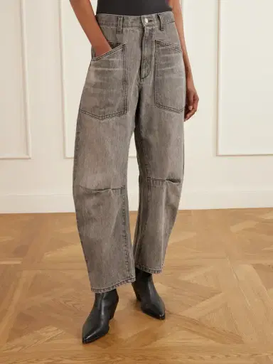 Nili Lotan Shon Mid-rise Barrel-leg Jeans | Thumbnail 3 Nili Lotan Shon Mid-rise Barrel-leg Jeans | Thumbnail 3