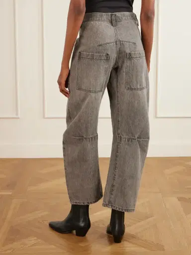 Nili Lotan Shon Mid-rise Barrel-leg Jeans | Thumbnail 4 Nili Lotan Shon Mid-rise Barrel-leg Jeans | Thumbnail 4
