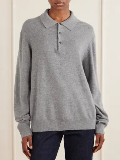 Nili Lotan Jovan Cashmere Polo Sweater | Thumbnail 3
