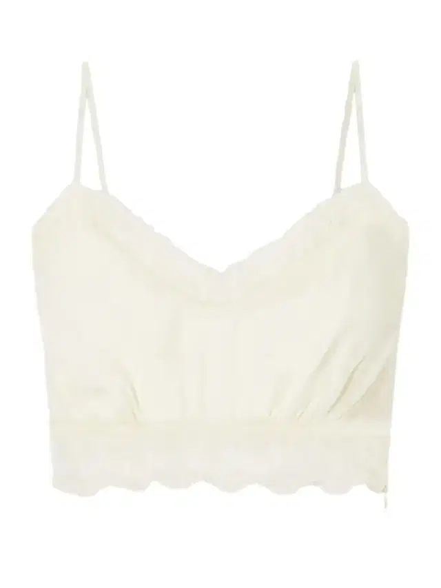 Lace-trimmed Crepe De Chine Bralette