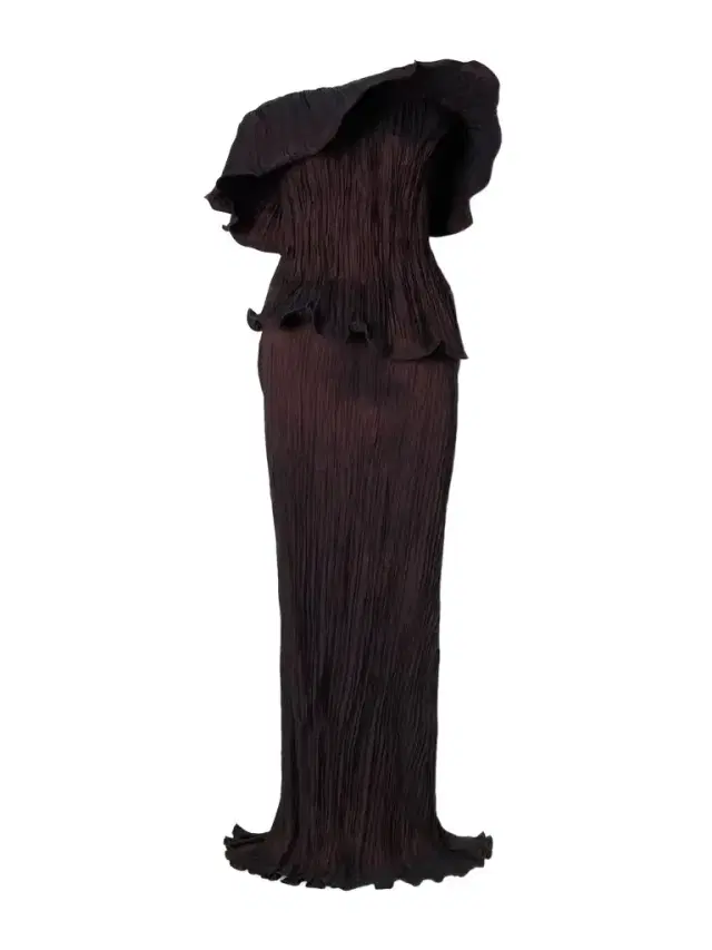 Marmar Halim Pleated Off-the-shoulder Taffeta Gown