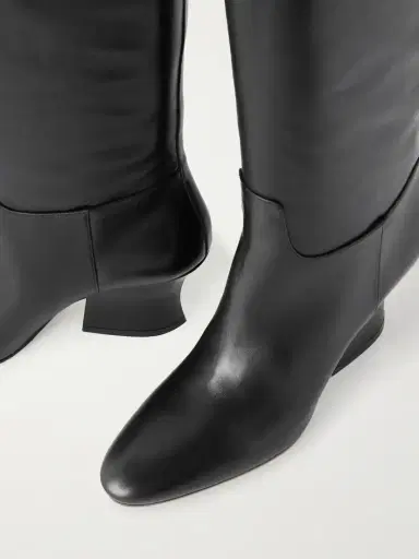 Jil Sander Lune Leather Knee Boots | Thumbnail 5 Jil Sander Lune Leather Knee Boots | Thumbnail 5