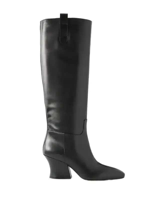 Jil Sander Lune Leather Knee Boots