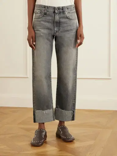 R13 Romeo Cropped Mid-rise Flared Jeans | Thumbnail 3