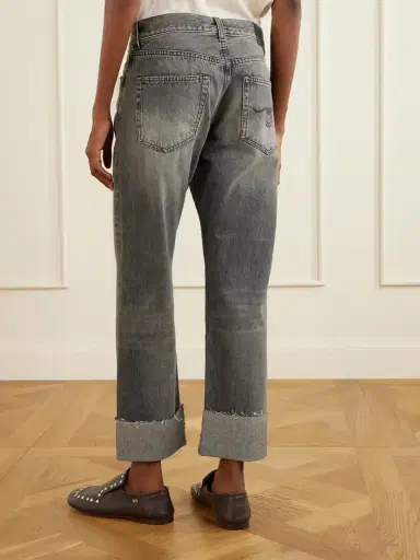 R13 Romeo Cropped Mid-rise Flared Jeans | Thumbnail 4