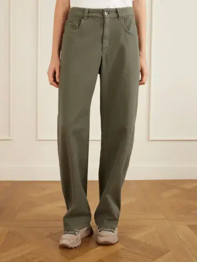 Brunello Cucinelli High-rise Wide-leg Jeans | Thumbnail 3 Brunello Cucinelli High-rise Wide-leg Jeans | Thumbnail 3