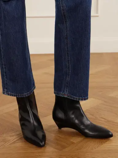 Jil Sander Arc Leather Ankle Boots | Thumbnail 2 Jil Sander Arc Leather Ankle Boots | Thumbnail 2